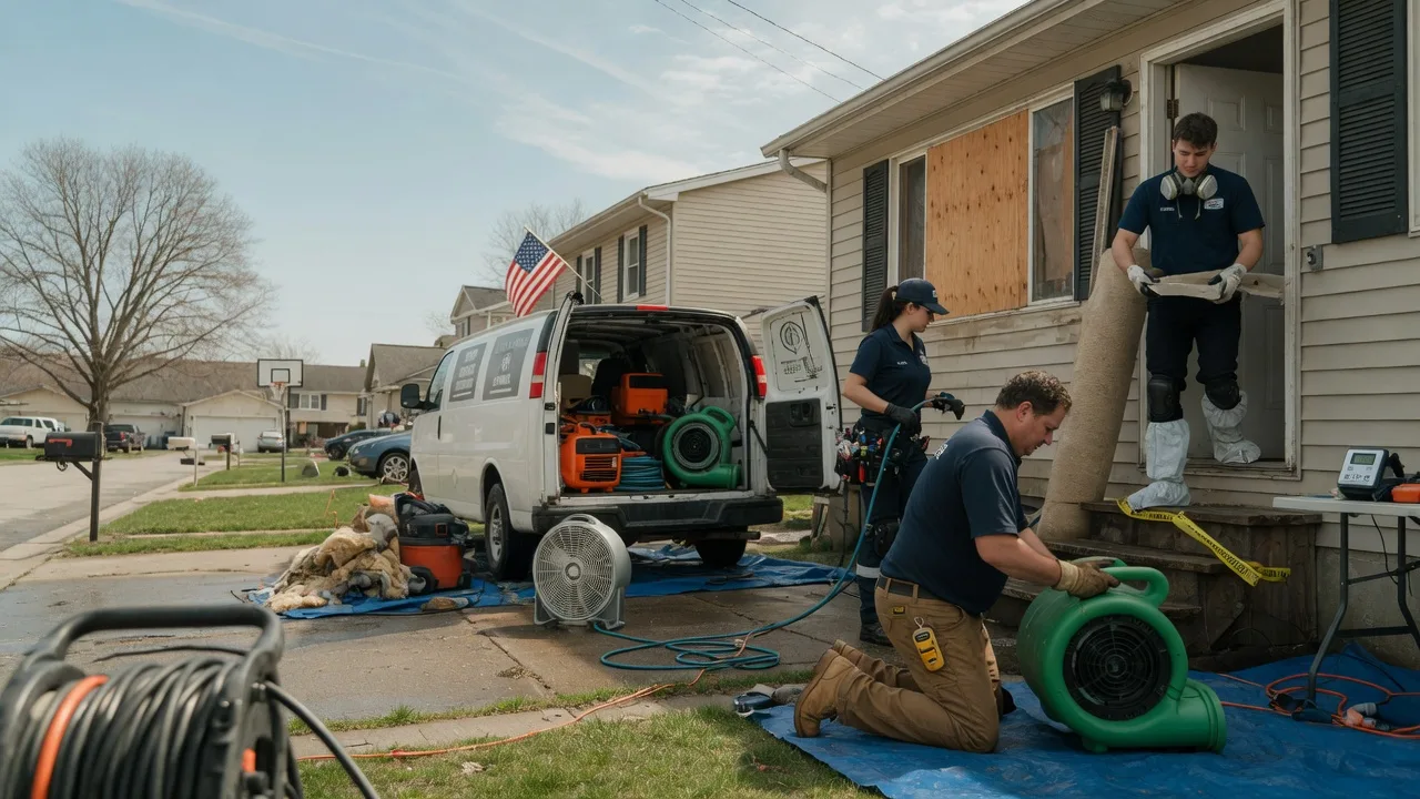 Water Damage Restoration in Laura, IL near me